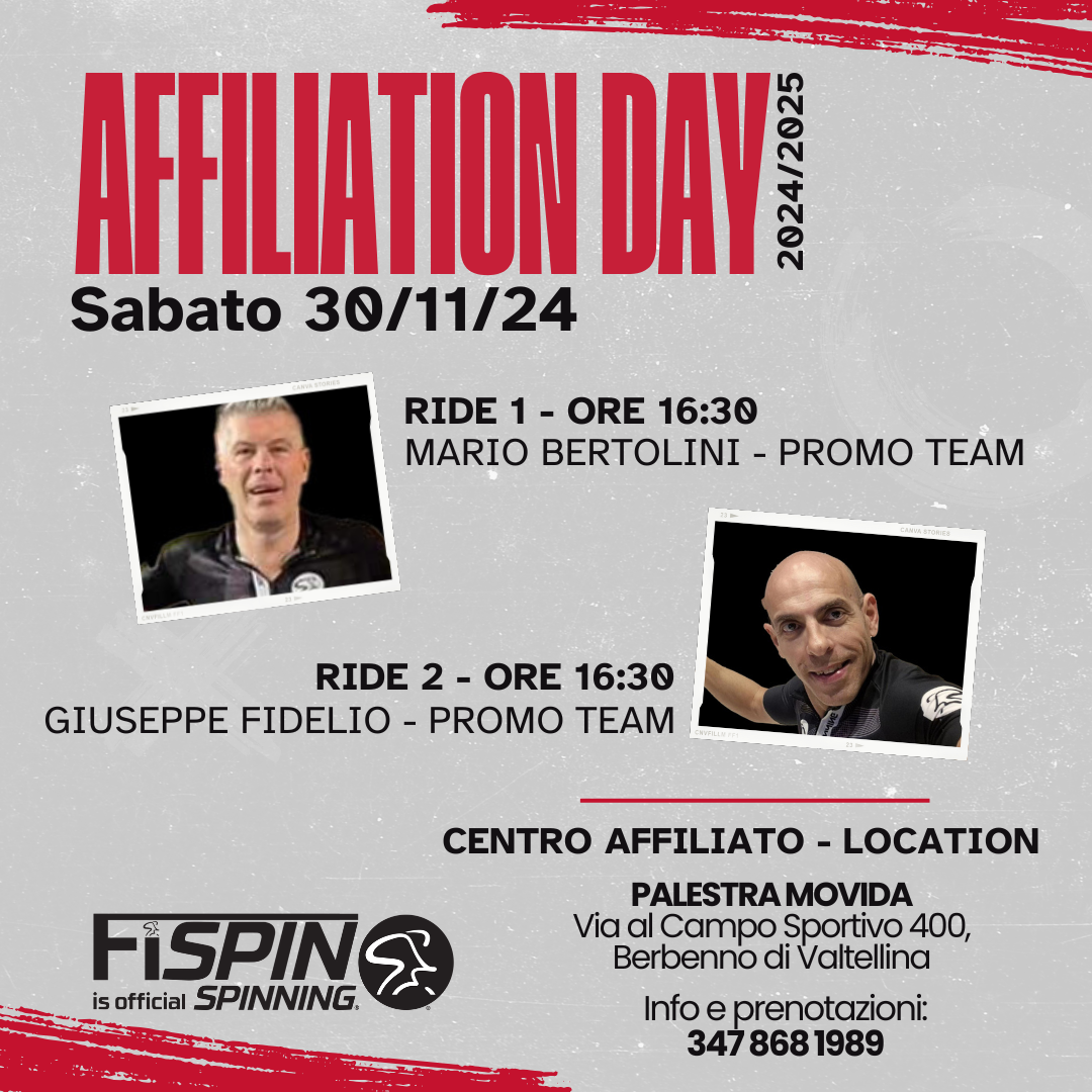 Affiliation Day - Palestra Movida