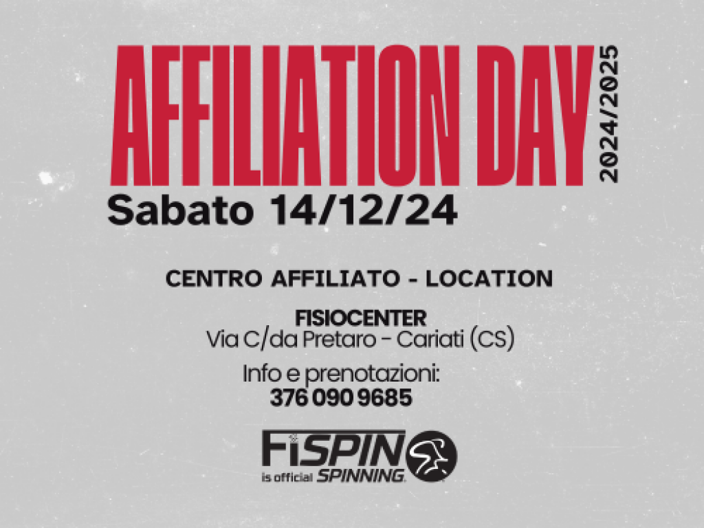 Affiliation Day - ASD FISIOCENTER